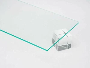 1/8" (0.118") Green Edge Glass Like Clear Acrylic Plexiglass Sheet 12"x12" AZM - Picture 1 of 4