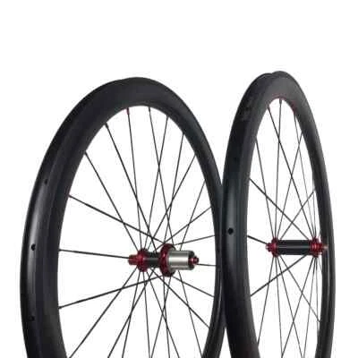 Carbon Clincher Wheels 45/50/58/80Mm Mixed Wheelsets Road Bike Tubular rim - Image 1 of 4