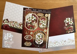Hunkydory Christmas Classics - Christmas Rose Card Making Kit inc. Inserts - Picture 1 of 4