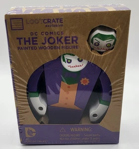 The Joker bemalte Holzfigur DC Comics 2 Köpfe Batman Beutekiste exklusiv  - Bild 1 von 3