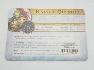 GW WARHAMMER QUEST SILVER TOWER CHARACTER CARDS. SEALED. GREEN 1969 - Picture 1 of 1
