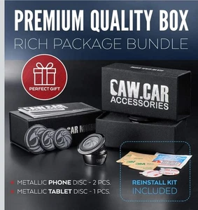 Magnetic Gear Car Phone Holder Black Universal Car Phone Mount Magnetic  - Picture 1 of 5