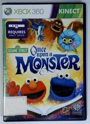 Sesame Street: Once Upon a Monster (Microsoft Xbox 360, 2011) CIB Preowned - Image 1 of 4