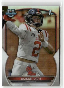Refractor Jaxson Dart 2022 Bowman University cromo #94 - Imagen 1 de 2