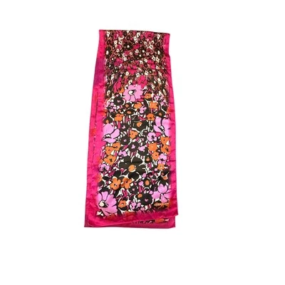Anne Klein Women's Multicolor Floral Print Scarf vintage  - Image 1 of 4