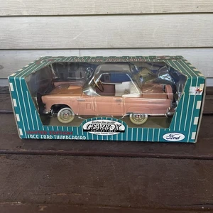 Vintage GearBox 56’ Pink Ford Thunderbird Diecast W/ Chain Driven Pedals 1997 - Picture 1 of 11