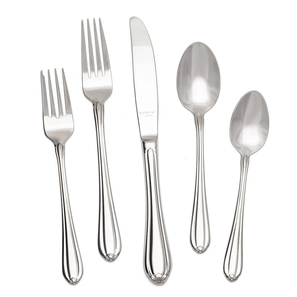 Gorham Melon Bud 5-piece Stainless Steel Flatware Place Setting Service for 1