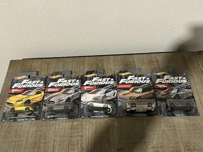 HotWheels Fast and Furious Walmart 2020 conjunto exclusivo de 5 autos diecast 1:64 Foto 1 de 3