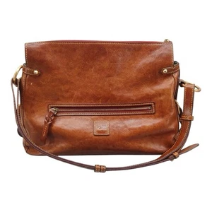 Dooney Bourke Florentine Brown J2992205 Leather Shoulder Bag NICE 3011 - Picture 1 of 20