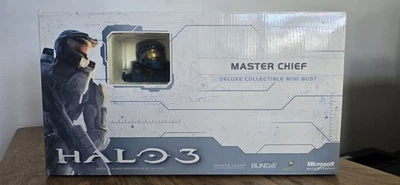 Minibusto Halo 3 Gentle Giant Blue Master Chief Deluxe #2408/5000 RARO Foto 1 de 4