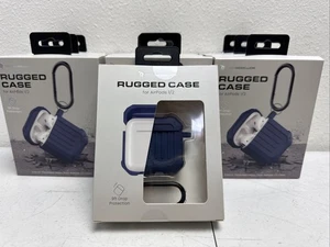 Lot X10 Protective Rugged Keychain Case Cover For AirPods  2nd /1st Shockproof - Picture 1 of 9