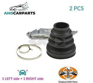 CV JOINT BOOT KIT PAIR TRANSMISSION END FRONT RIGHT LEFT 305615 LOBRO 2PCS NEW - Picture 1 of 5