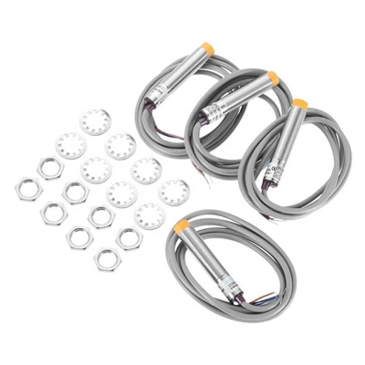 4pcs M12 Inductive Proximity Sensor Switch Detector 4mm DC6-36V LJ12A3-4-Z/BX - Image 1 of 4