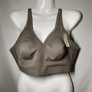 New Soma EMBRACEABLE Wireless Unlined Full Coverage Bra 40C Unpadded Mocha Brown - Picture 1 of 15