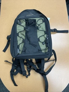 Canon Deluxe Camera Photo Backpack Black Olive Green Nylon Bag 200EG New - Picture 1 of 13
