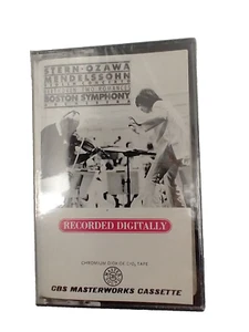 Mendelssohn Violin Concerto Beethoven Two Romances Stern Ozawa. Cassette, New! - Picture 1 of 3