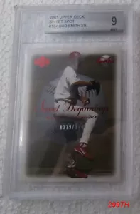 2001 Upper Deck "137 - Bud Smith Sweet Spot" S.B. Pr:/1500 BGS 9.0 - Bild 1 von 2