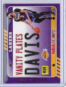 2020-21 Hoops Vanity Plates Winter #7 Anthony Davis - Picture 1 of 1
