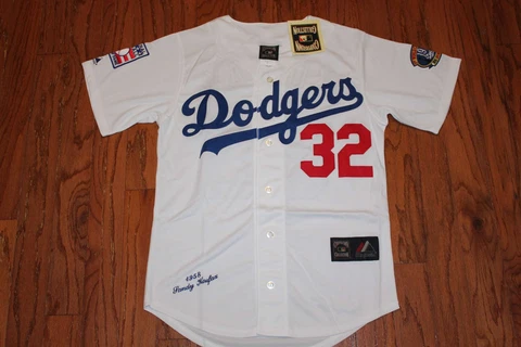 Los Angeles Dodgers #32 Sandy Koufax White Jersey w/Tag  Size XL (Adult) Cover