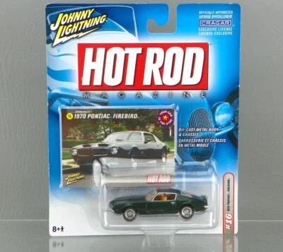 Revista Johnny Lightning Hot Rod 1/64 Gordon Wilson's 1970 Pontiac Firebird NUEVO Foto 1 de 4