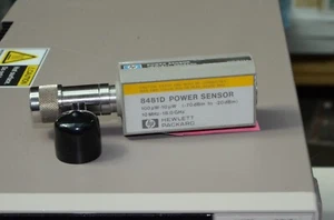 HP Agilent 8481D 10 Mhz to 18 Ghz Power Sensor -70 to 20 dBm 100 pW to 10 uW - Picture 1 of 3