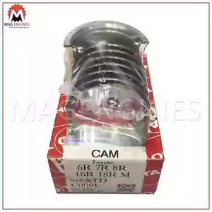 HEAD CAM BEARING SET TOYOTA 16R 18R FOR CELICA CORONA HILUX 1.8 & 2.0 LTR 76-83 - Imagen 1 de 3