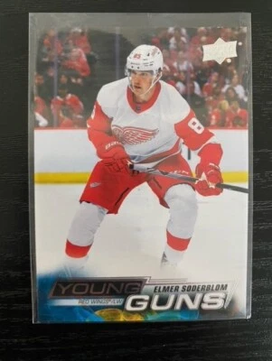 2022-23 UPPER DECK SERIES 2 HOCKEY Young Guns Elmer Soderblom #489 RED WINGS - Image 1 of 2