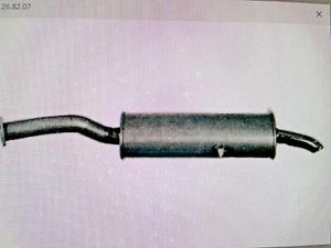 MARMITTA TERMINALE POSTERIORE FIAT CROMA 2.0 I.E 85>96 NON ORIG 82421195 - Picture 1 of 1