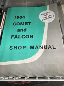 1964 (American) Ford Falcon and Comet Shop Manual w/ 64 Mustang supplement - Bild 1 von 1