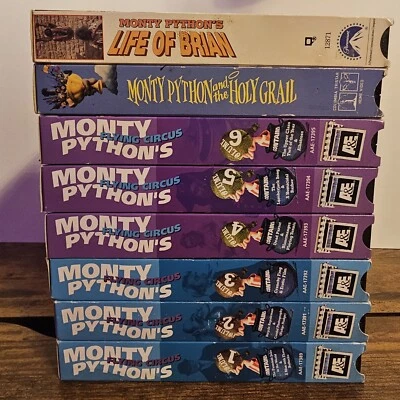 Monty Python VHS Collectors Lot Holy Grail Life Of Brian Flying Circus - Image 1 of 4