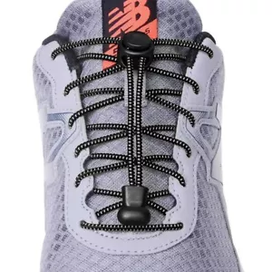 1 par de 23 colores zapatos elásticos sin corbata cordones estirantes bloqueo perezoso - Imagen 1 de 29