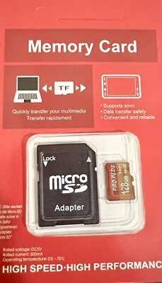 128 GB SD CARD with SD Adapter - Image 1 of 4