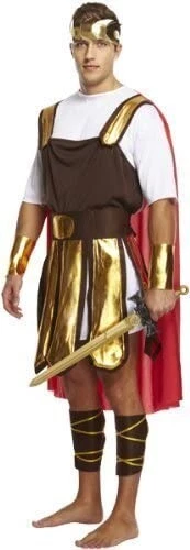 Elegante Vestido Centurión Romano Soldado Adultos Para Hombre Gladiador Soldado Guerrero Griego Foto 1 de 1