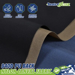 Nylon 840D Canvas Cover Materials Waterproof on Both Sides Hard-Wearing Fabric - Picture 1 of 16