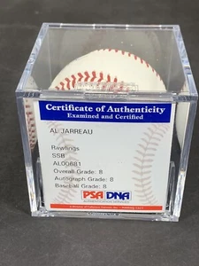 The Finest, Al Jarreau Autograph Southern League Baseball PSA/DNA Grade 8 - Picture 1 of 3