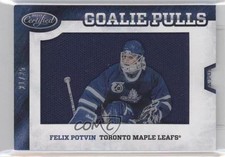 2012-13 Certified Goalie Pulls Jerseys /25 Felix Potvin #GP45