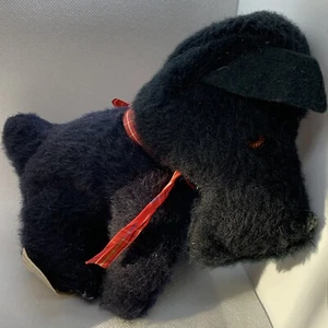 Vintage Scottie Black Dog Animal Playland A&L Novelty Stuffed Plush W/ Tag USA - Picture 1 of 8