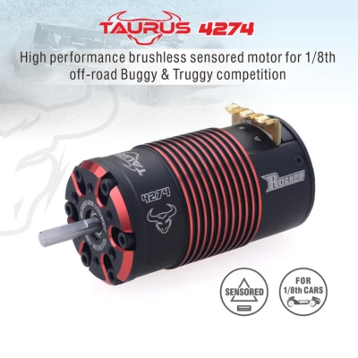 Motor sin escobillas ROCKET 4274 V2 2200/1950/1700KV para camión buggy todoterreno 1/8 RC - Imagen 1 de 4
