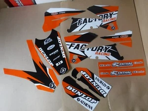 FLU PTS4 KTM GRAPHICS 2005 2006 SXF SX MXC & 2005 2006 2007  EXC XCW XCWF  EXCF - Picture 1 of 2