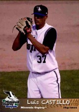 2016 Missoula Osprey Grandstand 3 Luis Castillo Dominican Republic Baseball Card