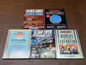 Star Trek Encyclopedia Technical Manual Chronology Magazine Fan Club LOT Vintage - Bild 1 von 1