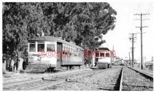 3CC028 1942 SAN FRANCISCO COMMUNAL RWAY #1716 BURLINGAME SIDING EXCURSION +1225 - Bild 1 von 1