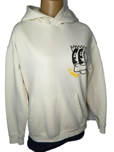 H&M x THE SIMPSONS cream hoodie hooded sweatshirt EL BARTO youth size L - Picture 1 of 10