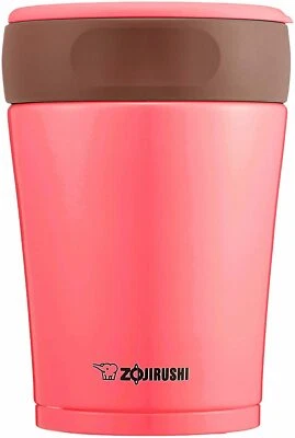 Tarro de comida aislado al vacío de acero inoxidable ZOJIRUSHI 360 ml rosa SW-GD36-PP Foto 1 de 4