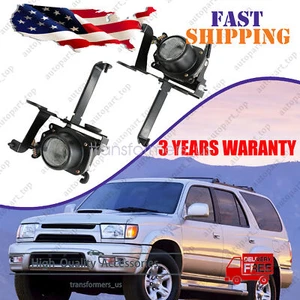 Left & Right Pair Clear Lens Fog Light w/ Bulbs For 1999-2002 Toyota 4Runner New - Picture 1 of 17