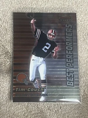 Tim Couch 1999 Bowmans Best Refractor CLEVELAND BROWNS FOOTBALL - Image 1 of 2