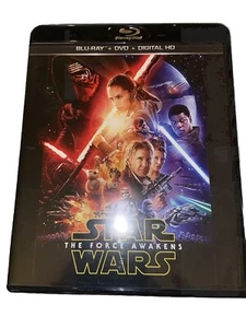 Star Wars The Force Awakens Blu Ray Dvd Rey Fin Luke Leia Han - Bild 1 von 9