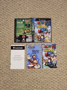 Mario Power Tennis CASE + MANUAL | NO GAME (Nintendo GameCube) - Picture 1 of 7