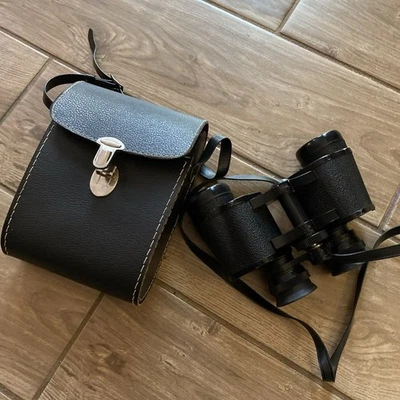 Binoculares gran angular Traq 3002 7x35 de colección con estuche hechos en Japón Foto 1 de 4