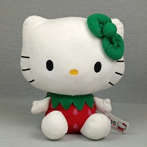 Sanrio Hello Kitty Erdbeere ❤️ Kuscheltier Plüschtier Stofftier ca 25 cm 2011 - Bild 1 von 7